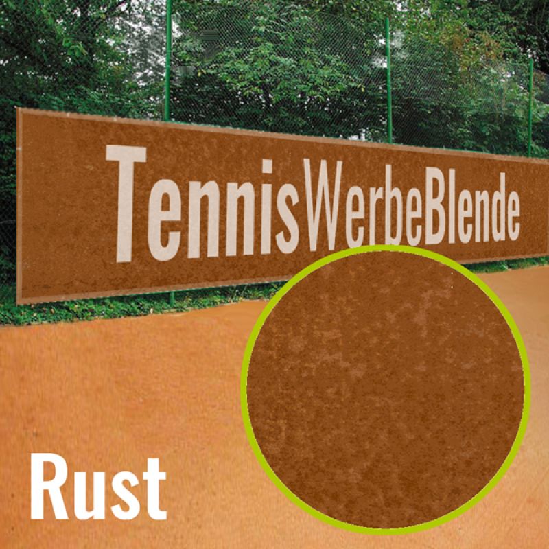Tennisblende Rost-Design Tennisblende Rost-Design
